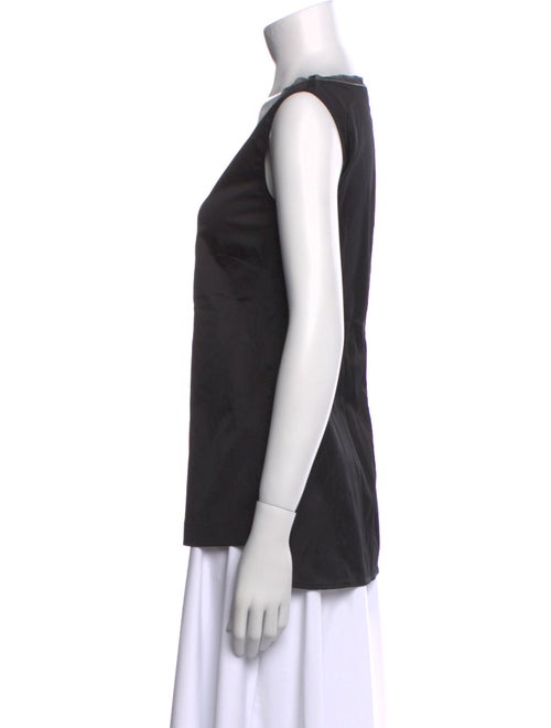 Fabiana Filippi Silk Scoop Neck Top