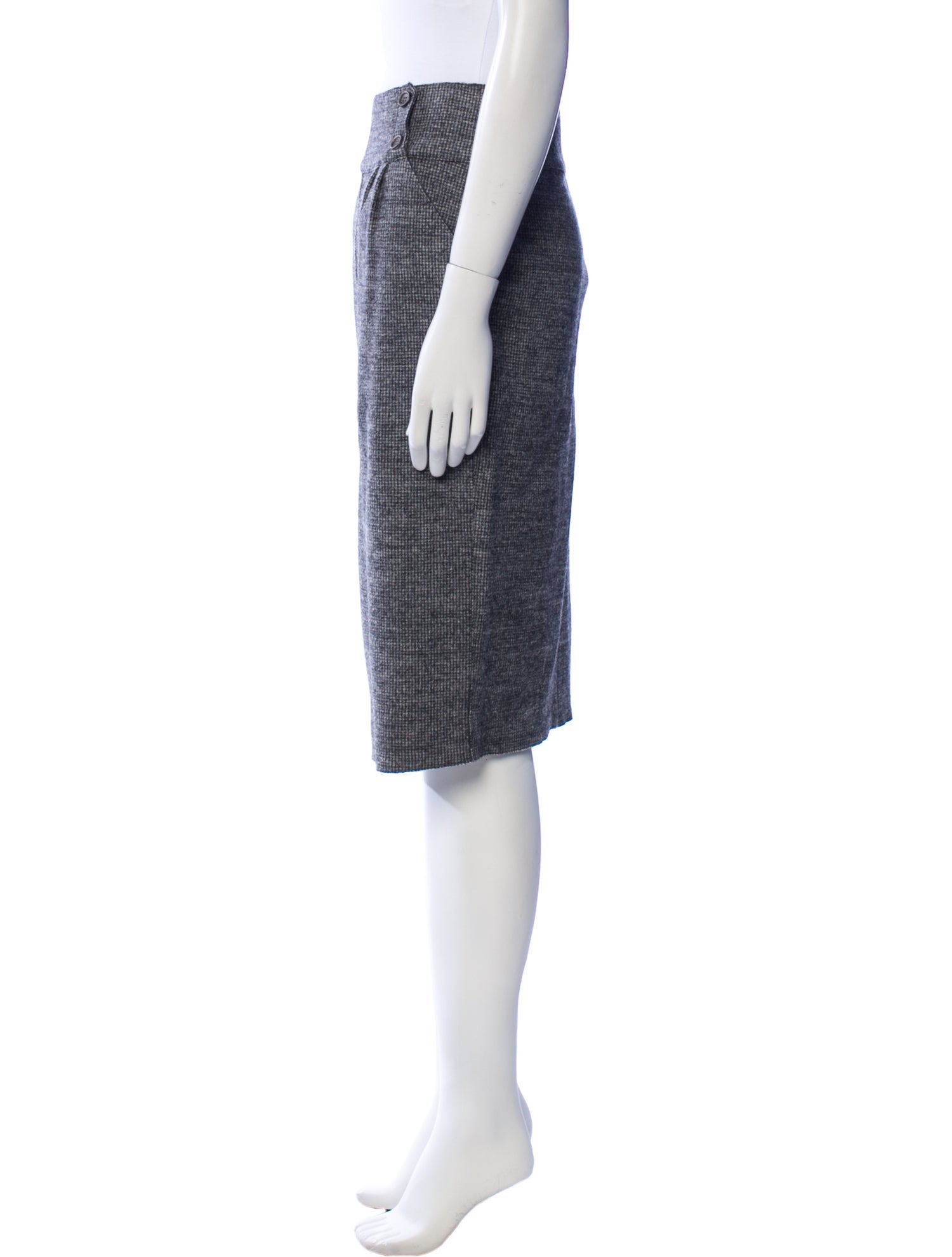 Fabiana Filippi Merino Wool Knee-Length Skirt