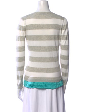 Fabiana Filippi Striped V-Neck Top
