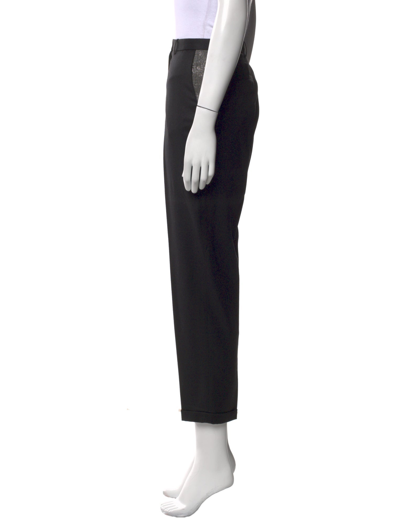 Fabiana Filippi Virgin Wool Straight Leg Pants
