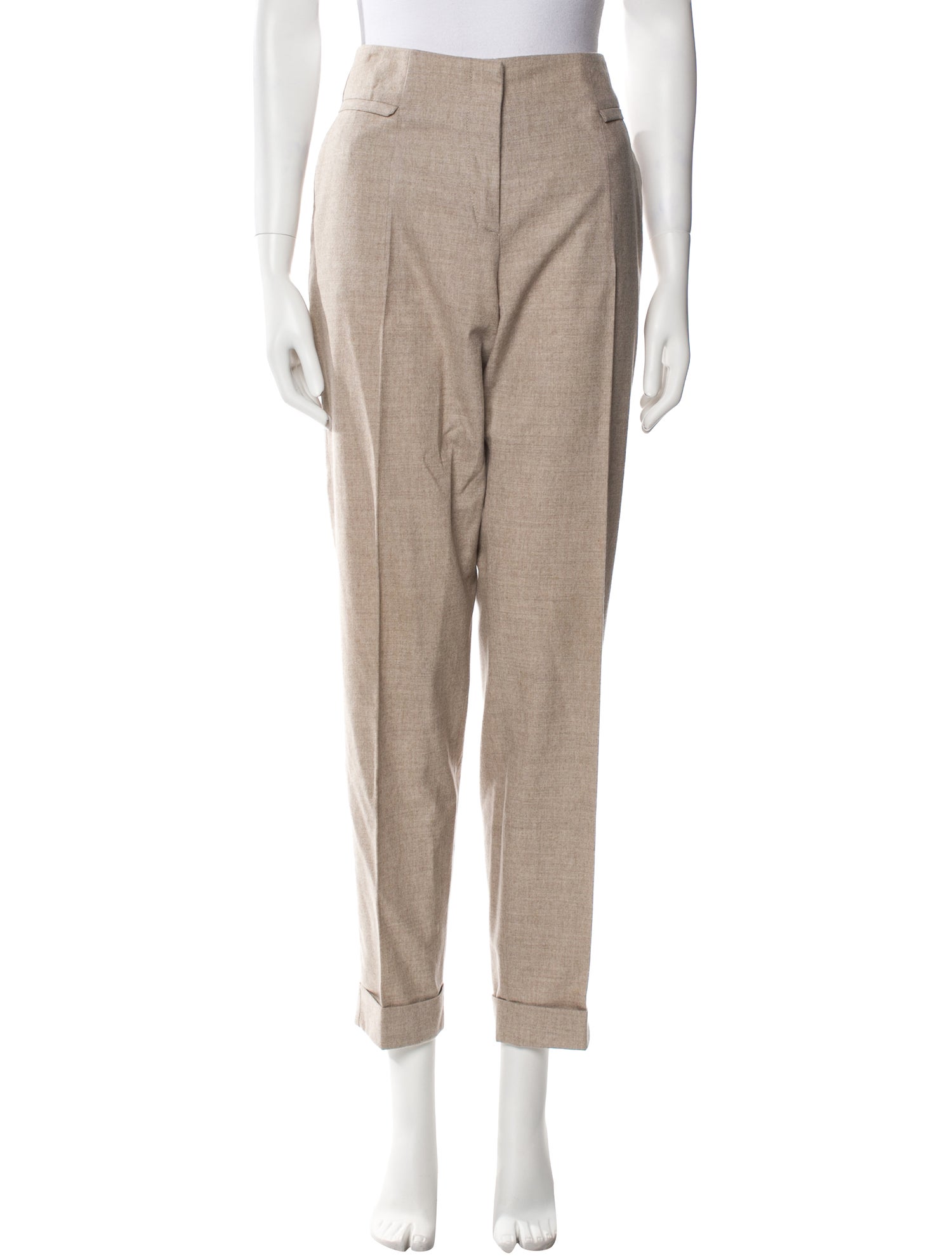 Fabiana Filippi Virgin Wool Straight Leg Pants