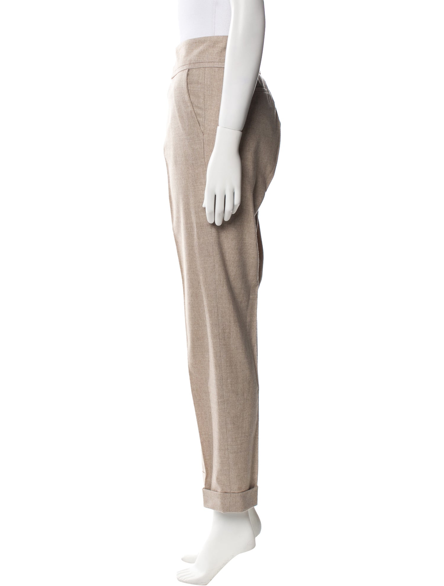 Fabiana Filippi Virgin Wool Straight Leg Pants