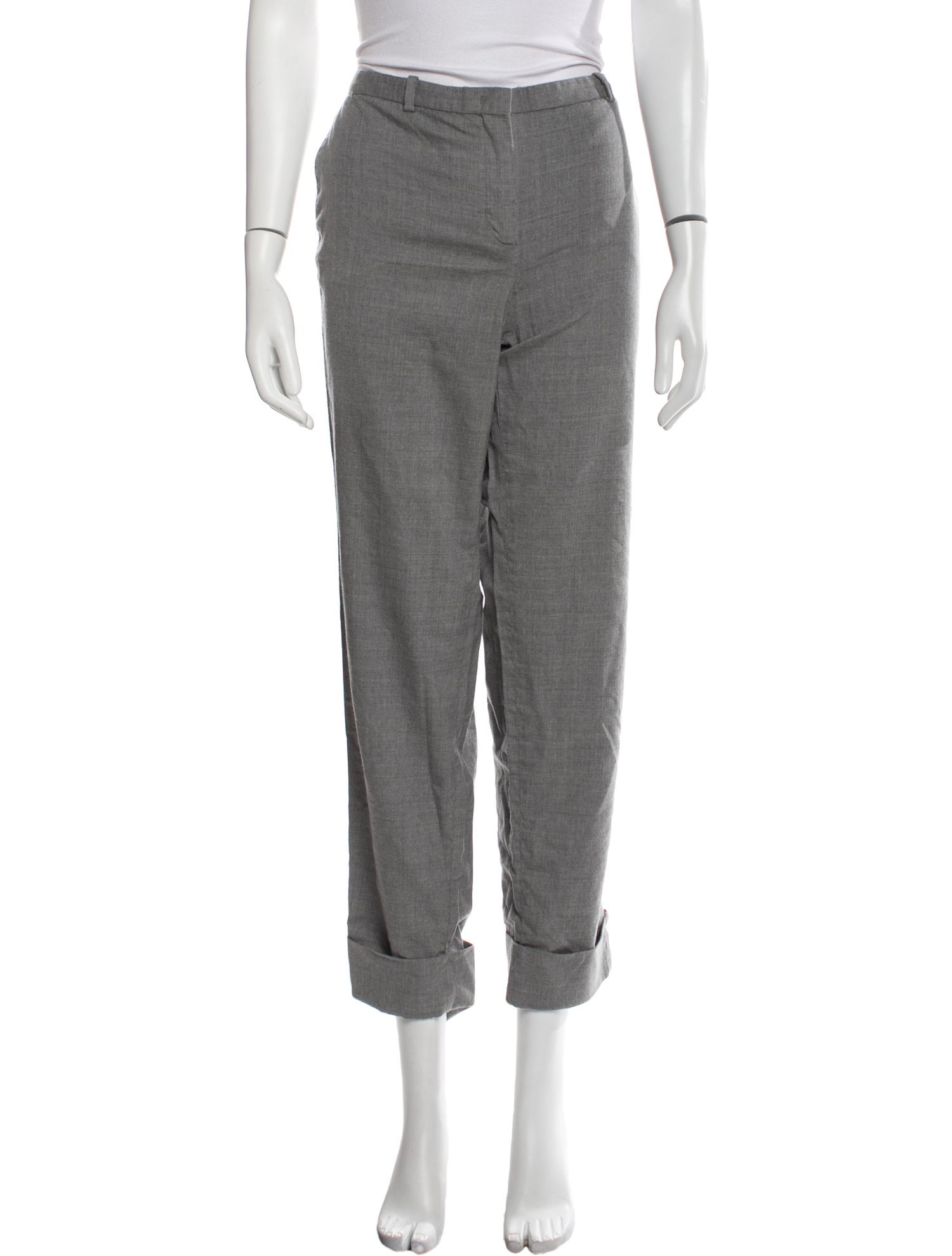 Fabiana Filippi Merino Wool Straight Leg Pants