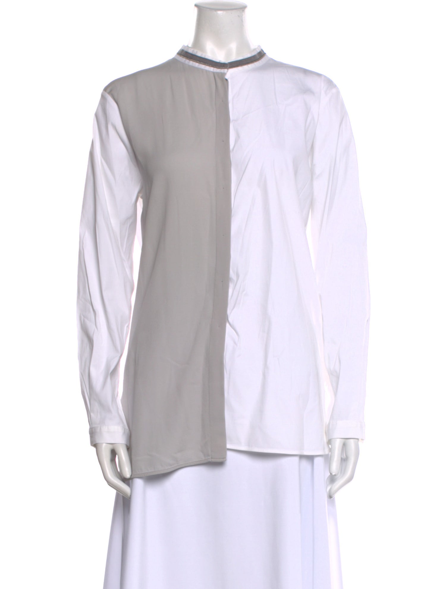 Fabiana Filippi Mock Neck Long Sleeve Tunic