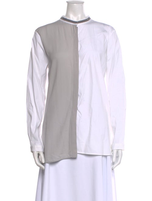 Fabiana Filippi Mock Neck Long Sleeve Tunic