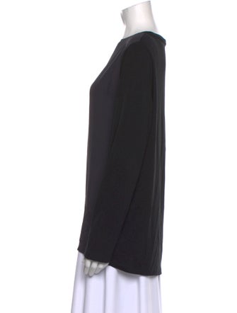 Fabiana Filippi Bateau Neckline Long Sleeve Top