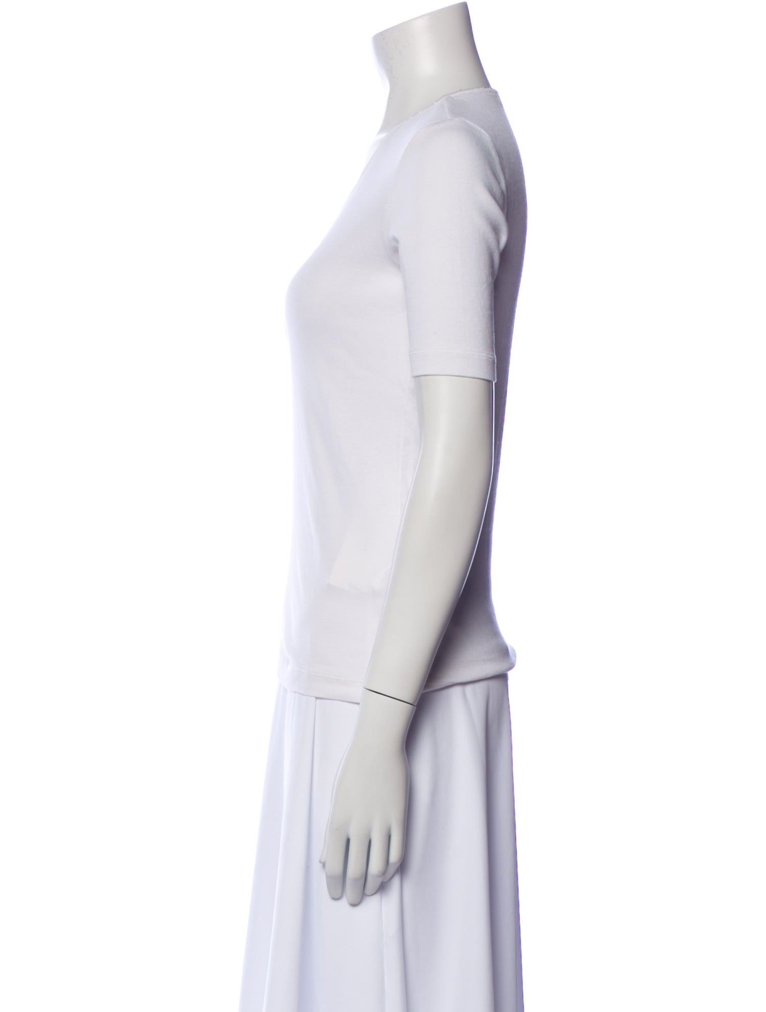 Fabiana Filippi V-Neck Short Sleeve T-Shirt