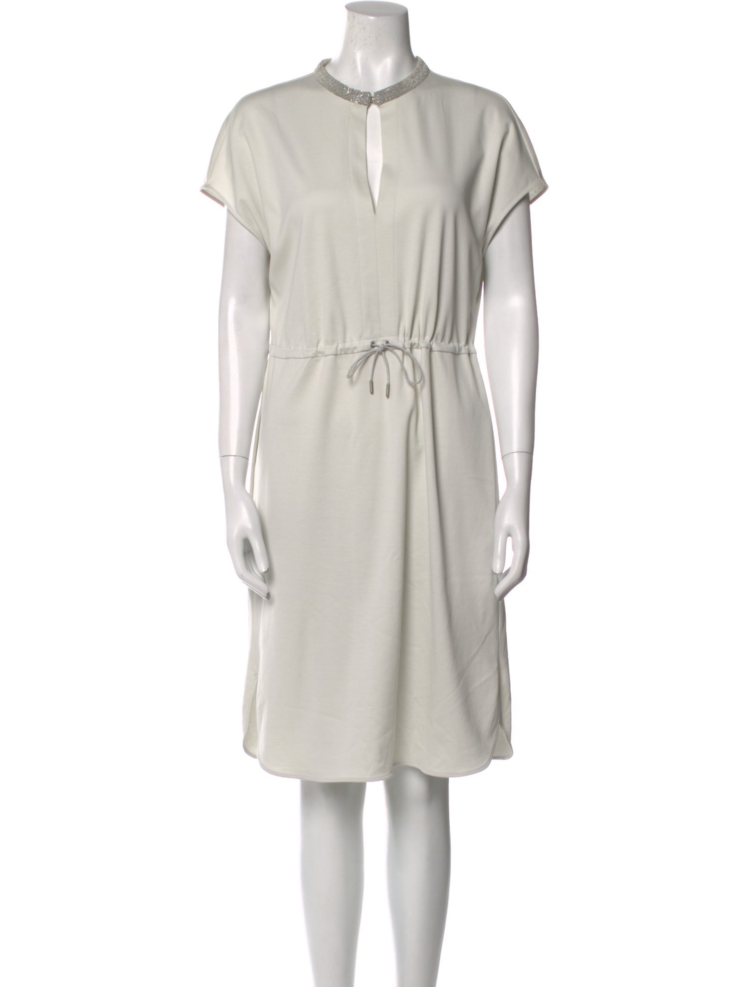 Fabiana Filippi Crew Neck Knee-Length Dress