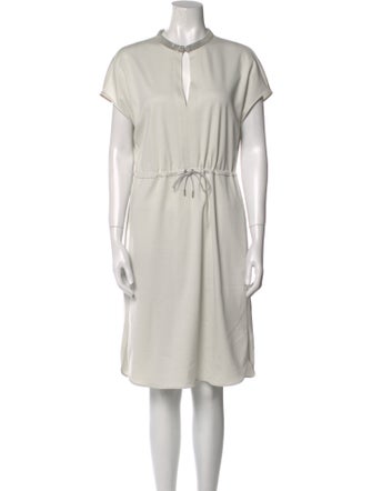 Fabiana Filippi Crew Neck Knee-Length Dress