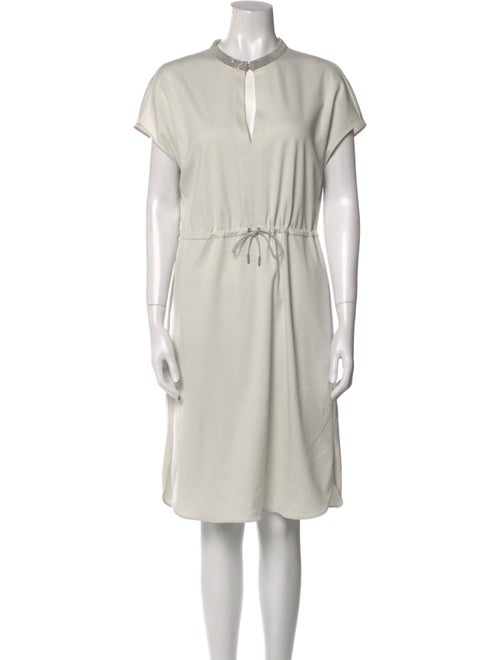 Fabiana Filippi Crew Neck Knee-Length Dress