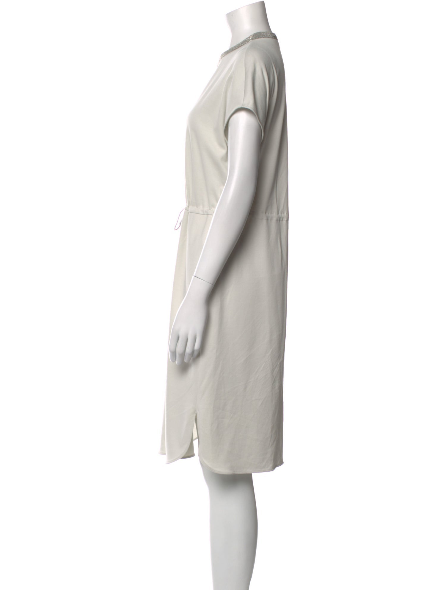Fabiana Filippi Crew Neck Knee-Length Dress
