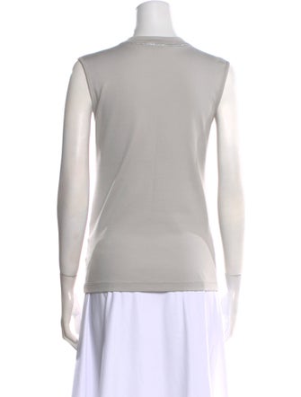 Fabiana Filippi V-Neck Sleeveless Top