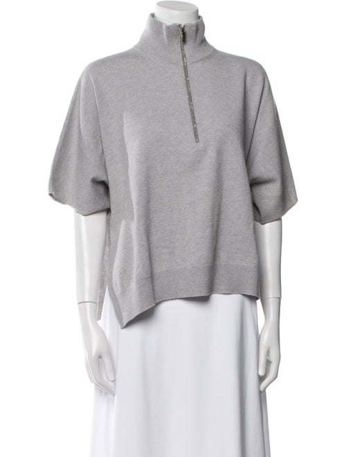 Fabiana Filippi Merino Wool Mock Neck Sweater