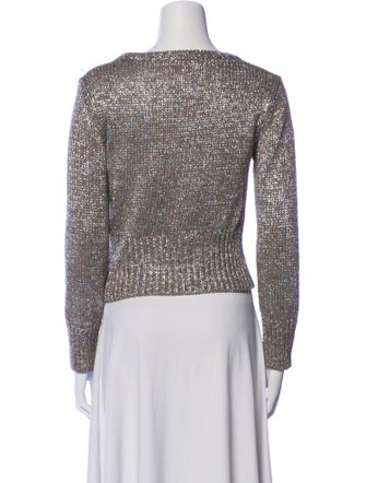 Fabiana Filippi Virgin Wool Crew Neck Sweater