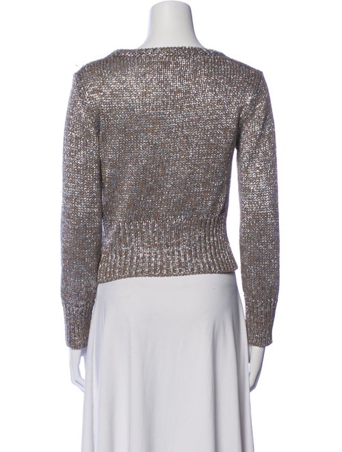 Fabiana Filippi Virgin Wool Crew Neck Sweater