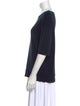 Fabiana Filippi Scoop Neck Three-Quarter Sleeve Sweatshirt