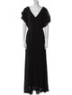 Fabiana Filippi V-Neck Long Dress