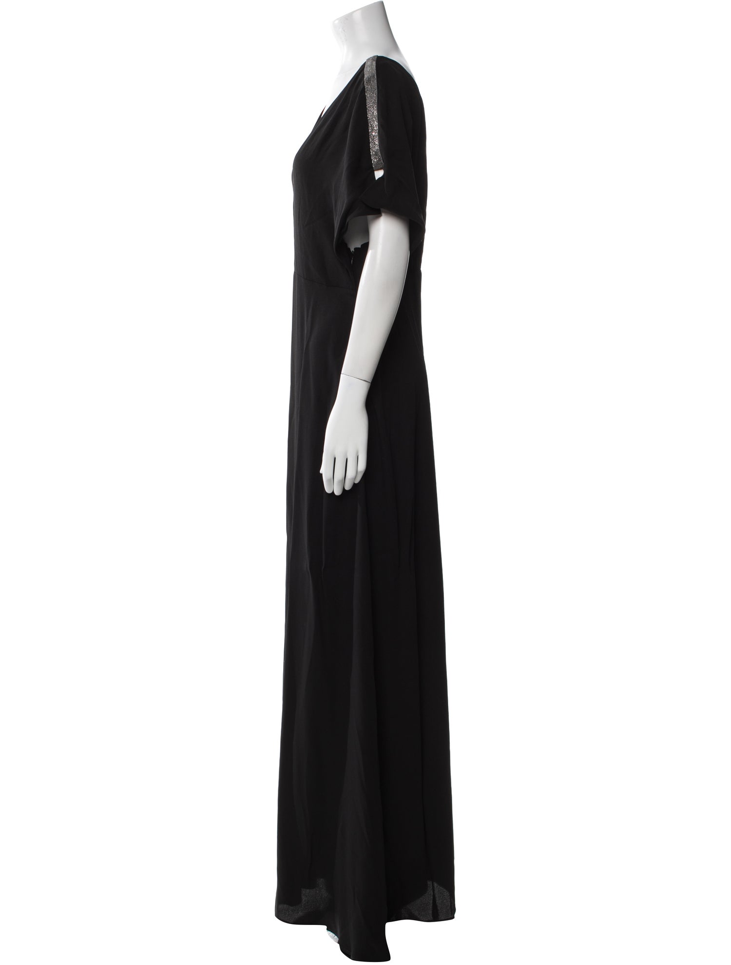 Fabiana Filippi V-Neck Long Dress