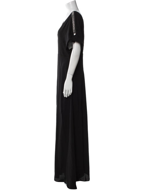 Fabiana Filippi V-Neck Long Dress