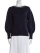 Fabiana Filippi Merino Wool Bateau Neckline Sweater
