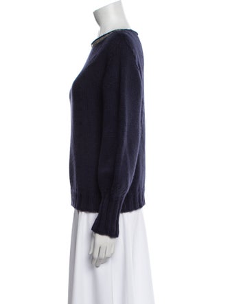 Fabiana Filippi Merino Wool Bateau Neckline Sweater