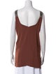 Fabiana Filippi Square Neckline Sleeveless Top