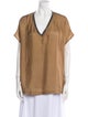 Fabiana Filippi Silk V-Neck Blouse