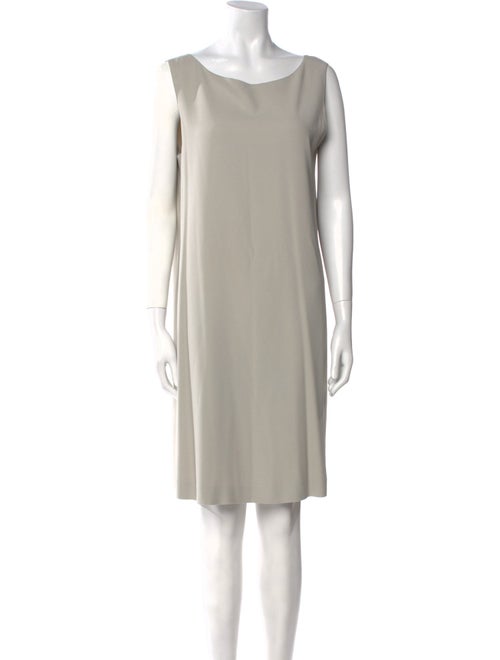 Fabiana Filippi Bateau Neckline Mini Dress