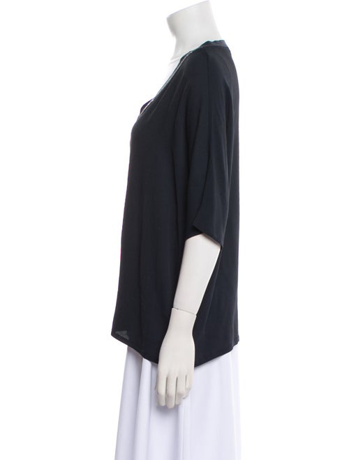 Fabiana Filippi V-Neck Short Sleeve T-Shirt