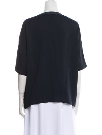 Fabiana Filippi V-Neck Short Sleeve T-Shirt