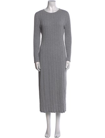 Fabiana Filippi Crew Neck Long Dress