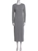 Fabiana Filippi Crew Neck Long Dress