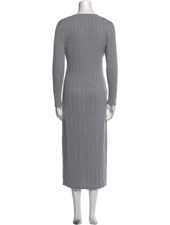 Fabiana Filippi Crew Neck Long Dress
