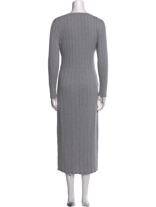 Fabiana Filippi Crew Neck Long Dress