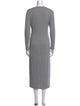 Fabiana Filippi Crew Neck Long Dress