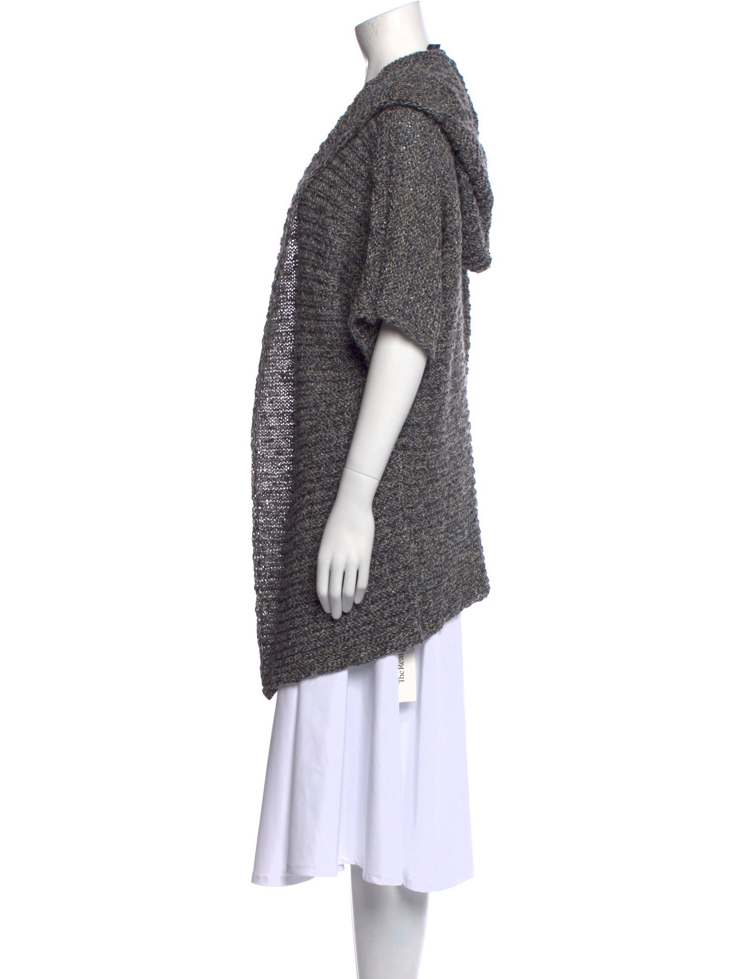 Fabiana Filippi Linen Open Front Sweater