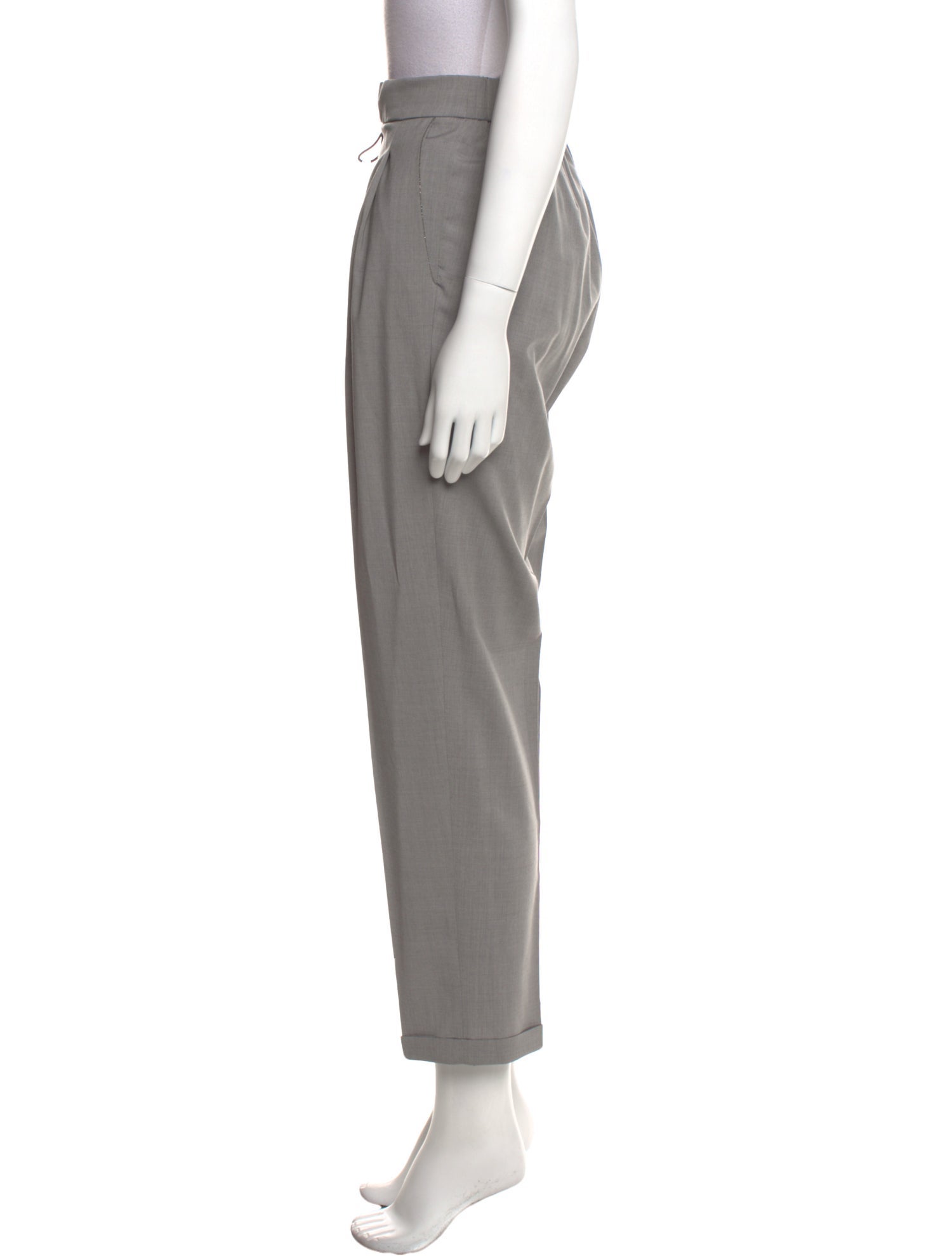 Fabiana Filippi Wool Straight Leg Pants