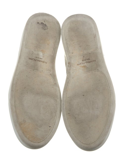 Fabiana Filippi Leather Printed Sneakers