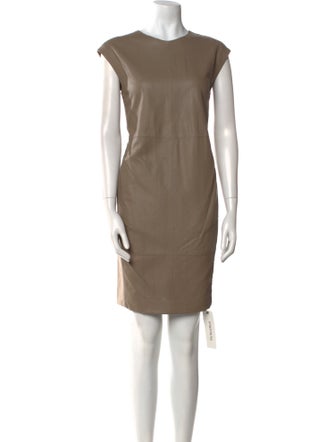 Fabiana Filippi Crew Neck Mini Dress