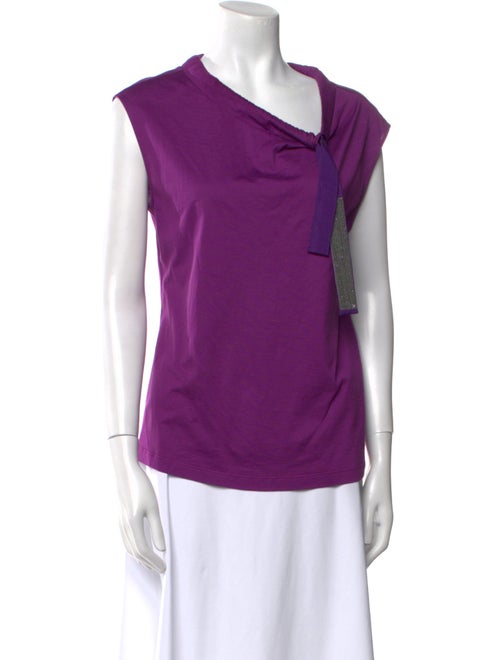 Fabiana Filippi Cowl Neck Sleeveless Top