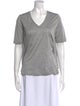 Fabiana Filippi V-Neck Short Sleeve T-Shirt