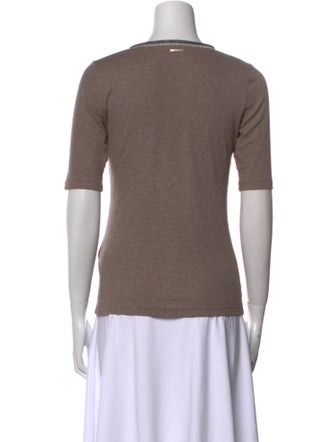 Fabiana Filippi Scoop Neck Short Sleeve T-Shirt