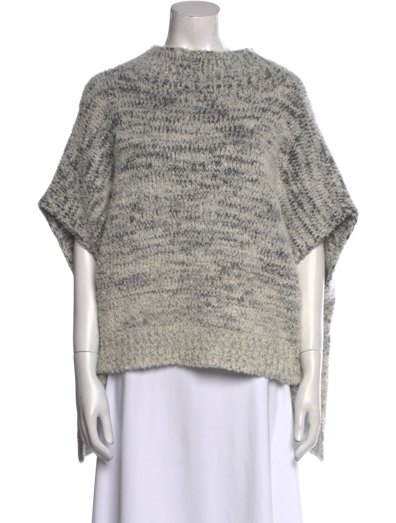 Fabiana Filippi Striped Mock Neck Sweater