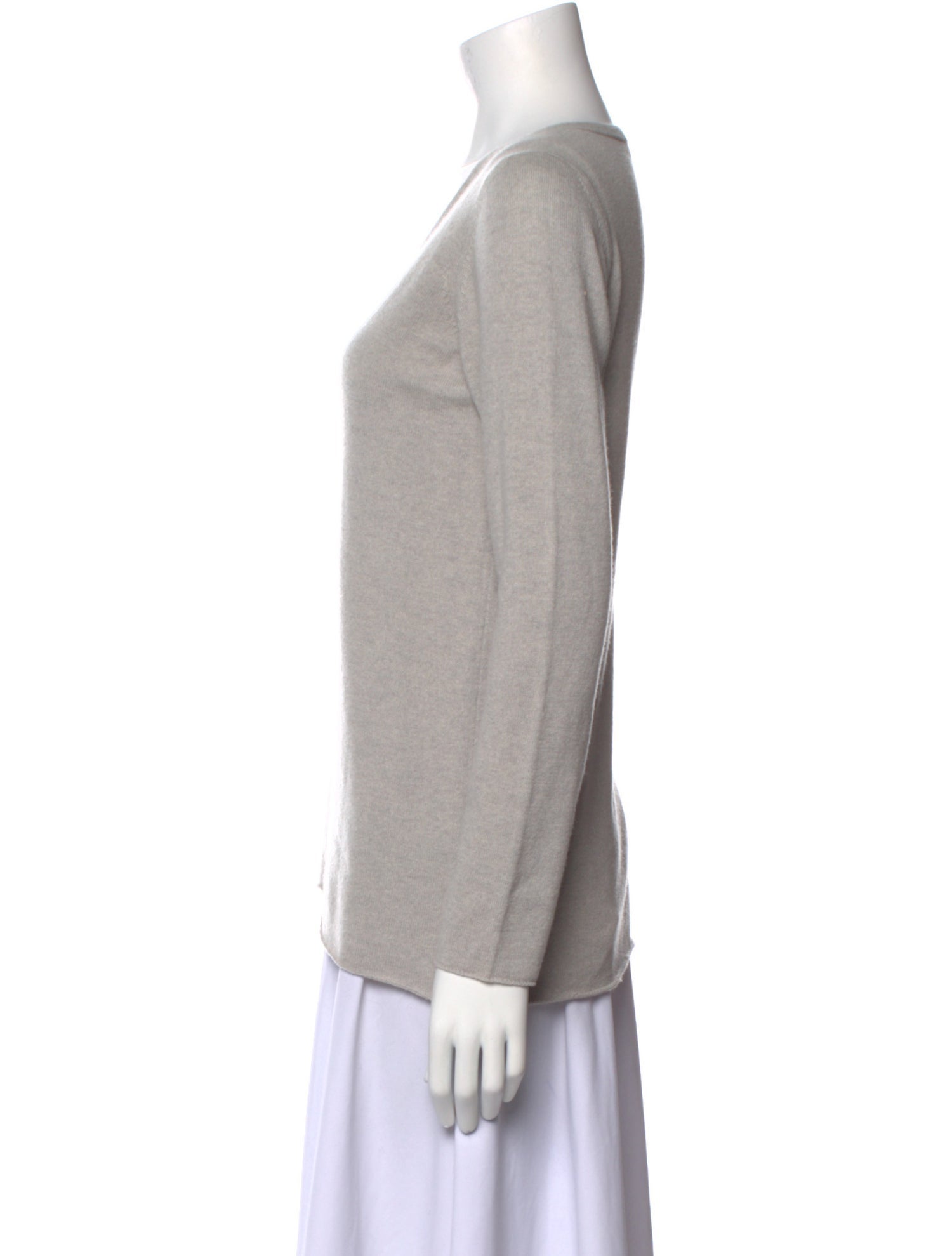 Fabiana Filippi Merino Wool V-Neck Top