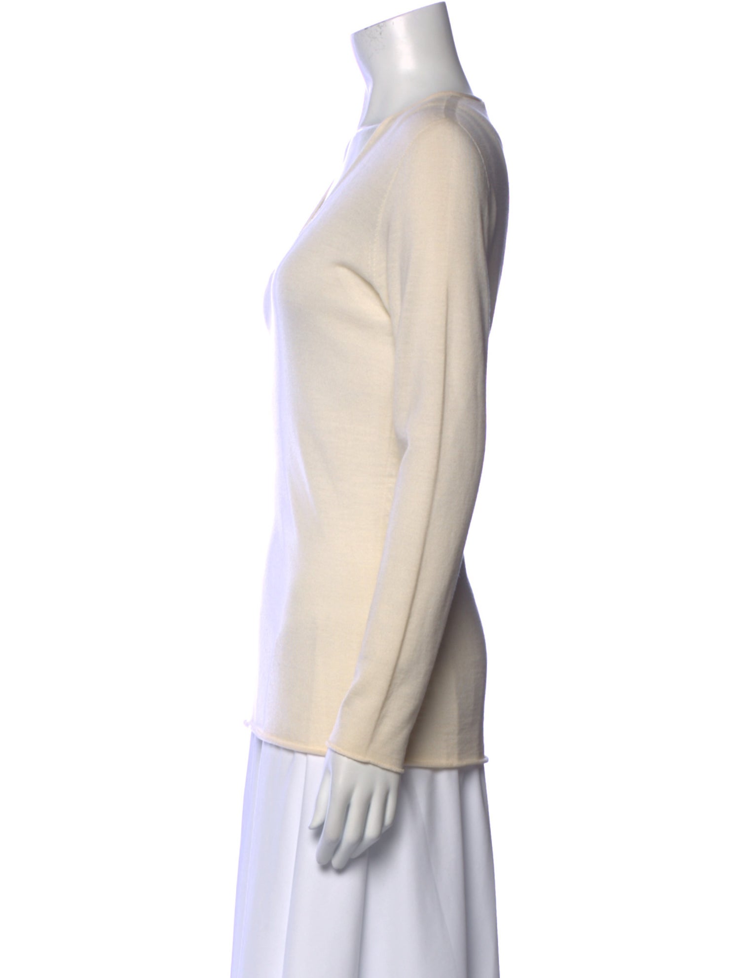 Fabiana Filippi Merino Wool V-Neck Sweater