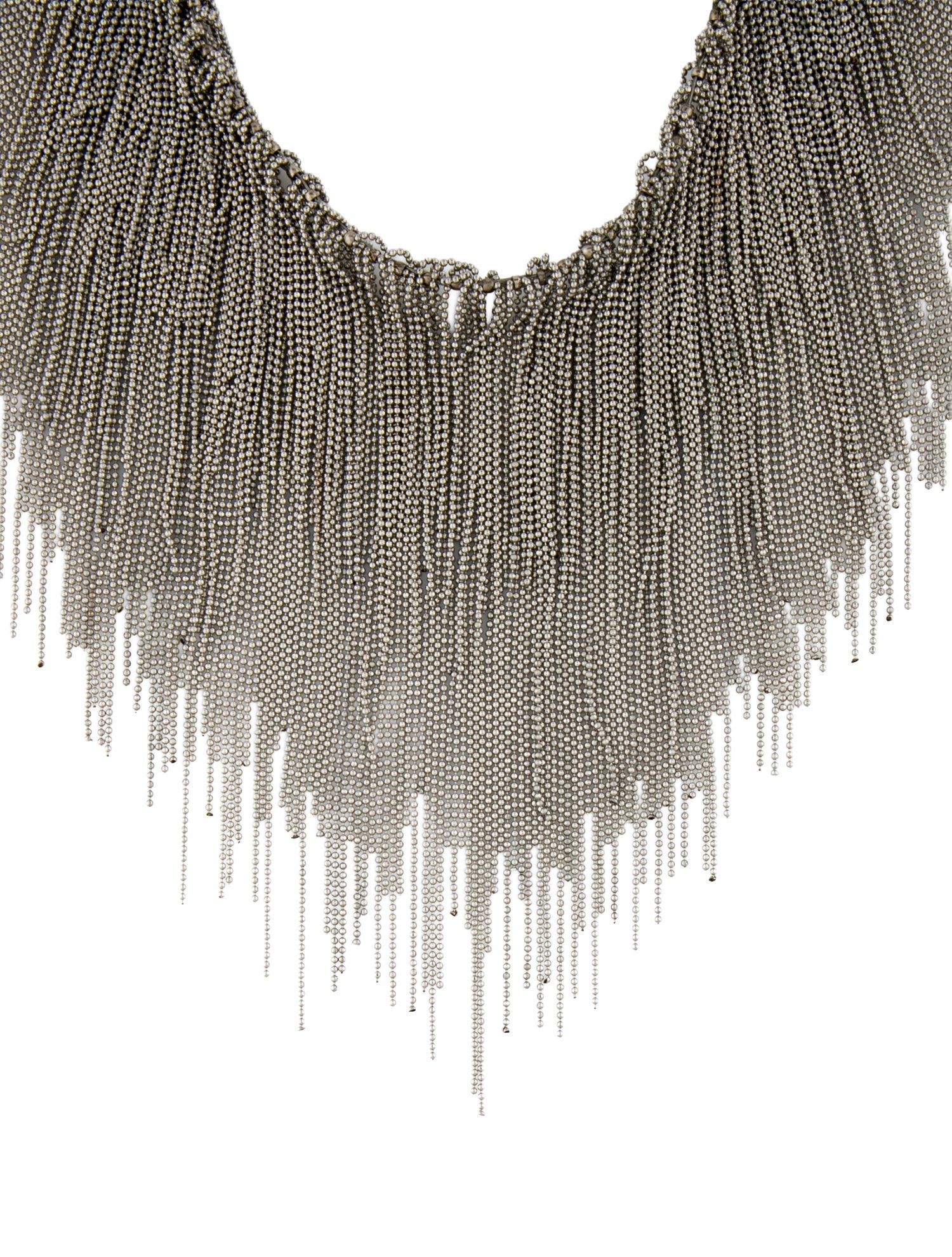 Fabiana Filippi Tassel Fringe Collar Necklace