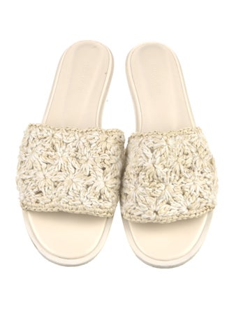 Fabiana Filippi Raffia Slides