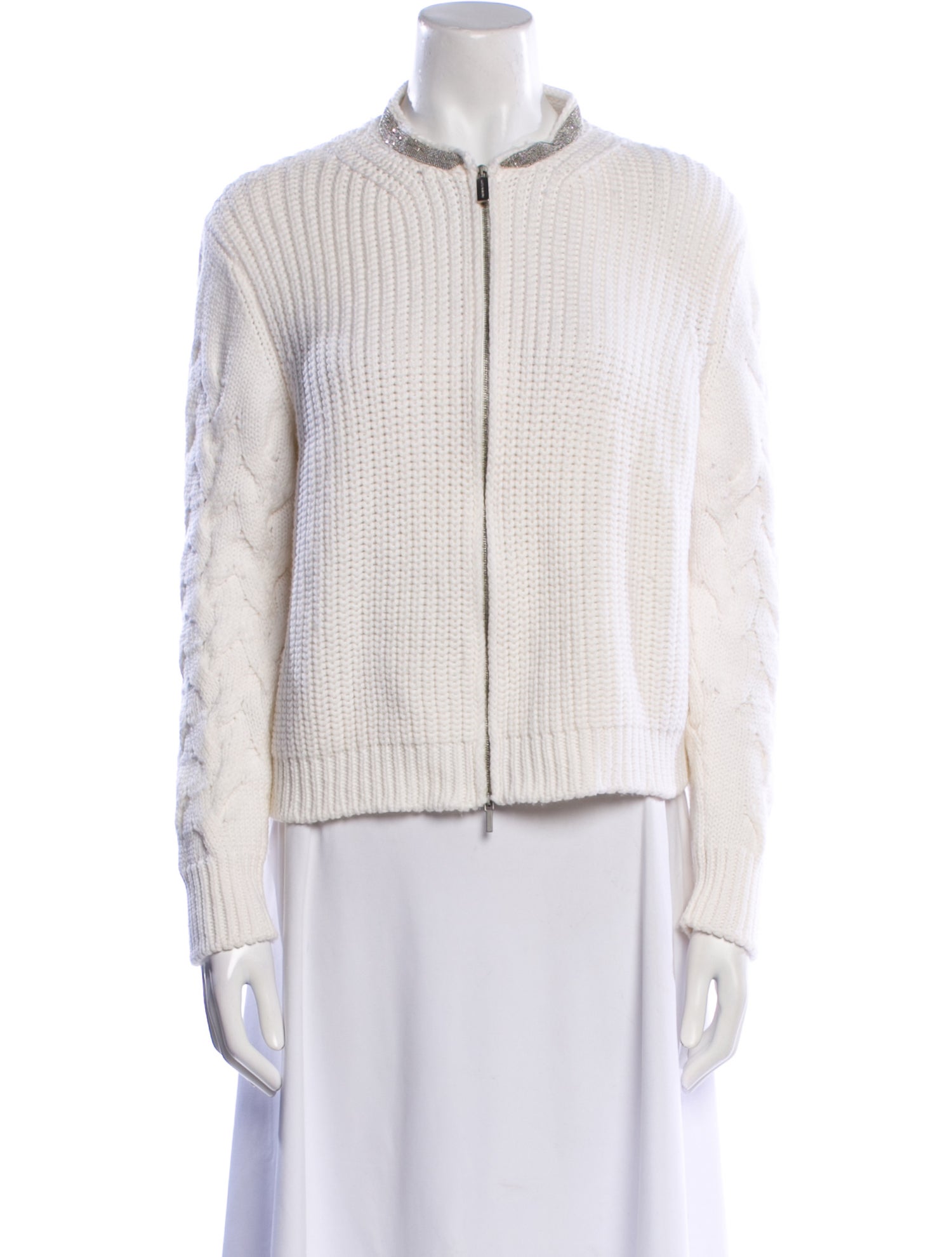 Fabiana Filippi Merino Wool Tweed Pattern Jacket