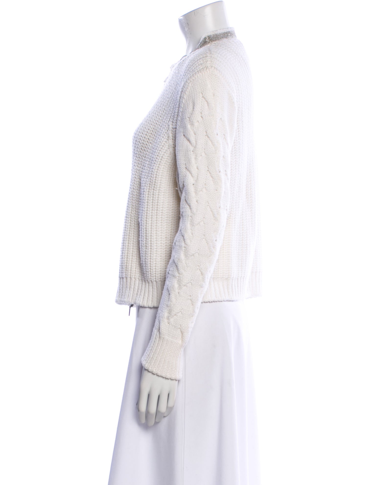 Fabiana Filippi Merino Wool Tweed Pattern Jacket