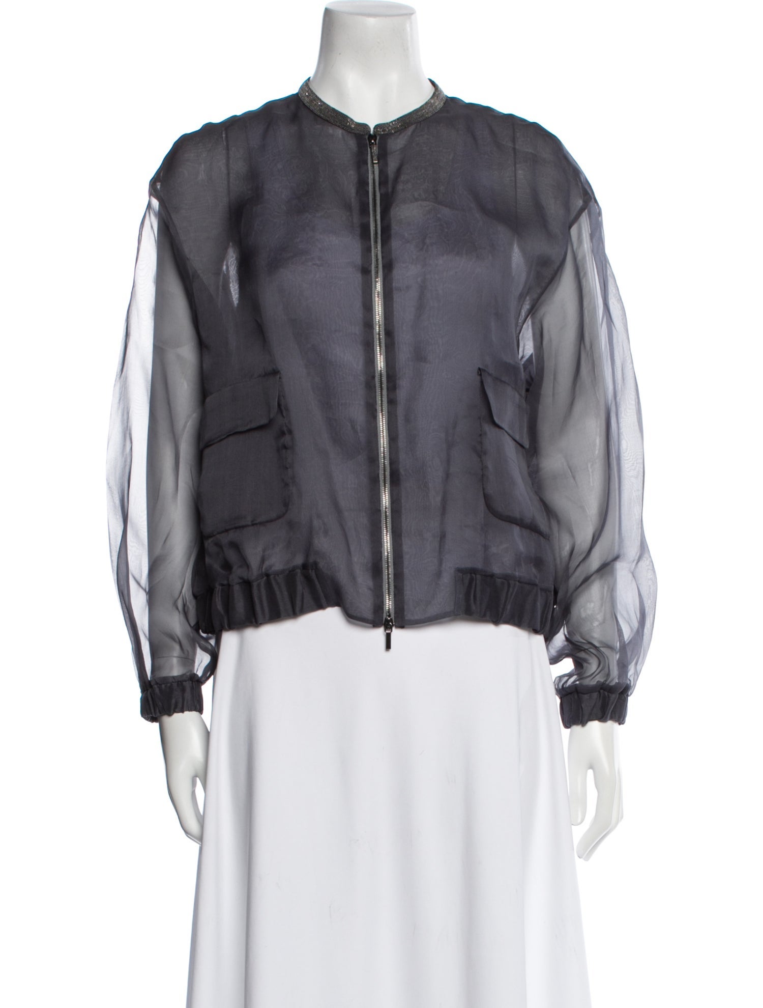 Fabiana Filippi Wool Bomber Jacket